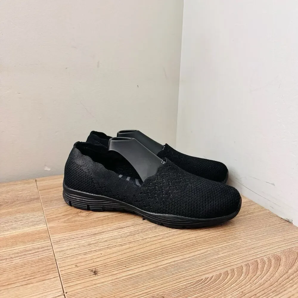 Skechers Seager Stat women's shoes Black Size 7
